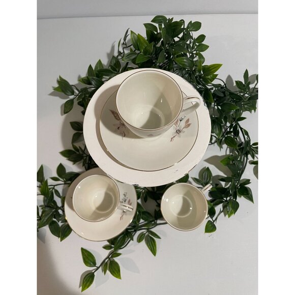 Herend Zinzia Germany Porcelain Tea Two Full Set (cup+plate)One Incomplete Set - Picture 11 of 13
